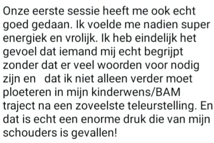nicky eerste sessie
